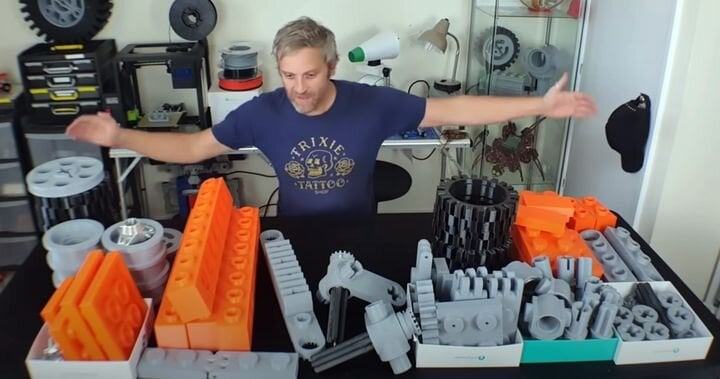 Design of the Week: XXL 3D Printed LEGO Go-Kart