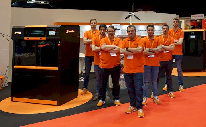  The team behind the Dynamical Tools industrial 3D printers [Source: Advanced Production Tools S.A] 