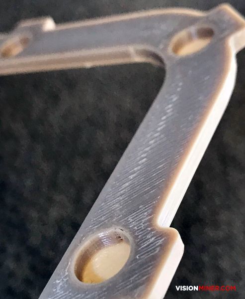  A high-temperature 3D printed part [Source: Vision Miner] 