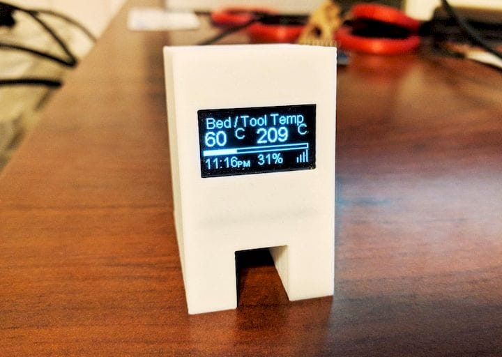 Design of the Week: OctoPrint Monitor