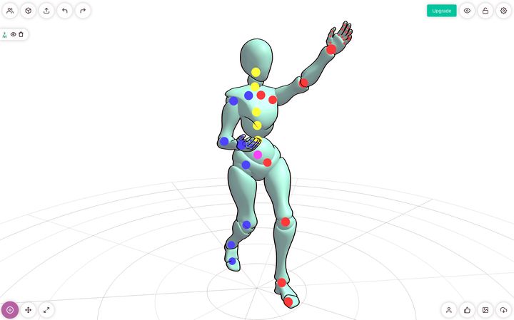 JustSketchMe is a Web App to Create and Download Poseable 3D Characters