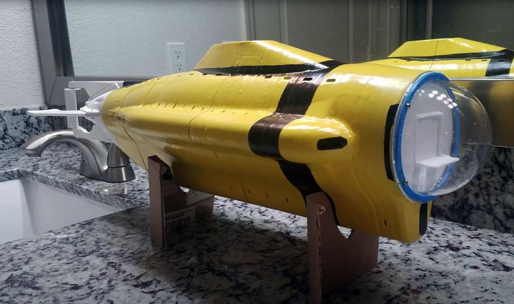 3d printed rc submarine. 
