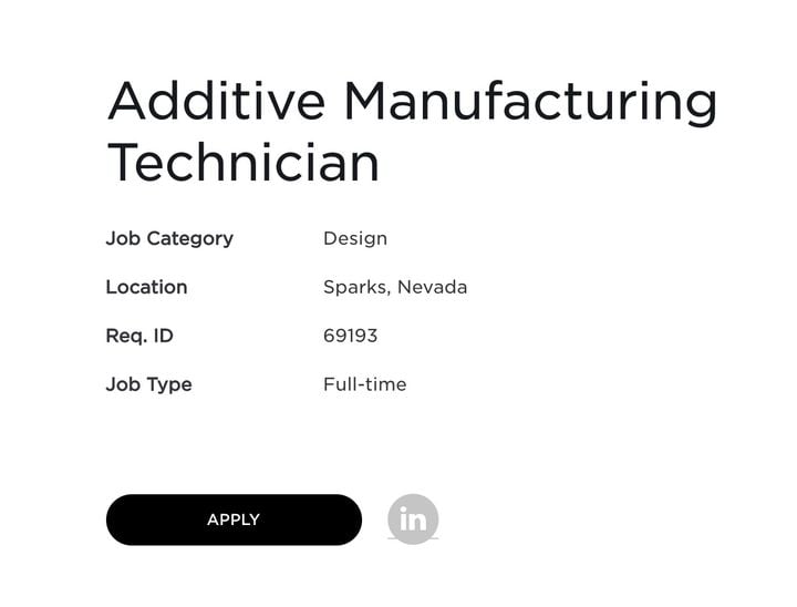 Tesla Job Post Juices 3D Printer Stocks