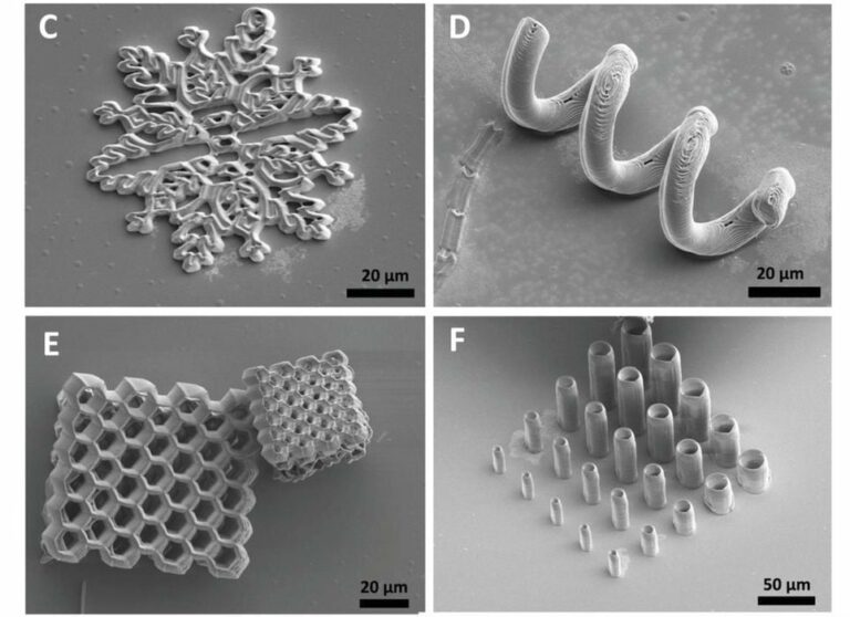 Conductive Organic Multiphoton 3D Printing Material Developed
