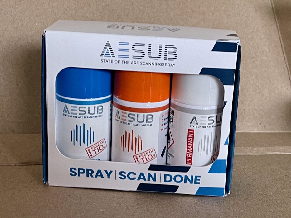 Hands On With AESUB 3D Scanning Spray