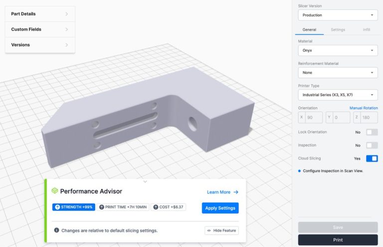 Markforged Unveils Performance Advisor Automatically Strengthening 3D Printed Parts