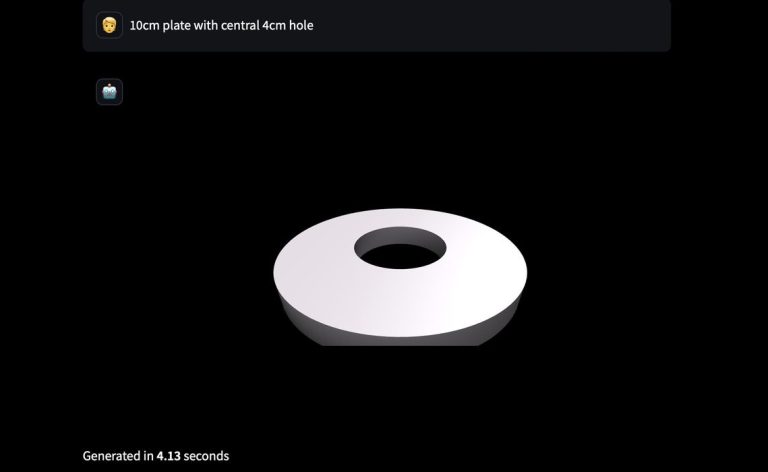 Introducing CADScribe: A Text-to-3D Tool for Quick 3D Parts Modeling