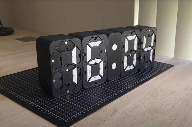 Design of the Week: 3D Printed Electromechanical 7-Segment Display