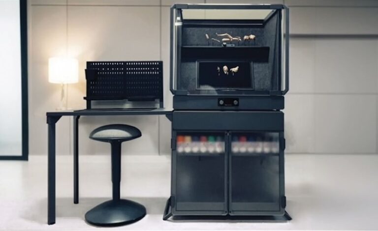 PaintStation Offers Enclosed, Filtered Workspace for Precision Painting of 3D Printed Models