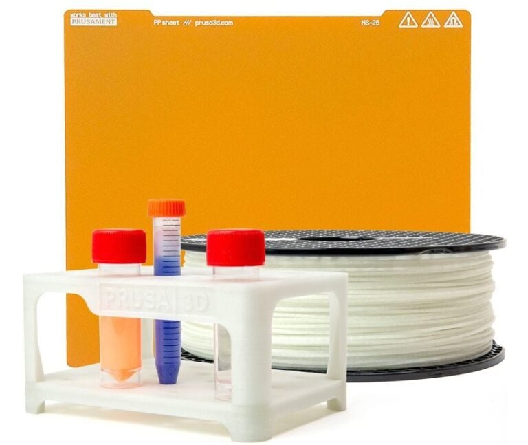 Prusa Research Expands Prusament Line with PP Glass Fiber Filament and Impact-Resistant Resin