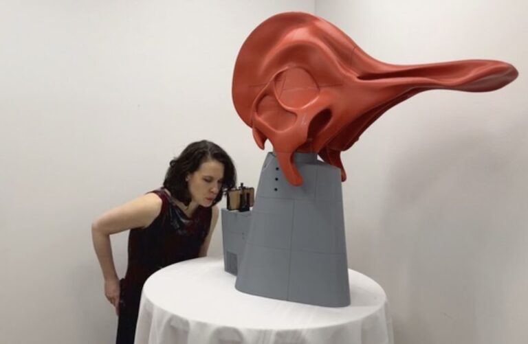 Musician Builds Playable 3D Printed Hadrosaur Skull to Explore Prehistoric Sounds
