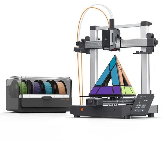 Anycubic's Kobra 3 V2: Faster, Smarter, and Capable of Eight-Color