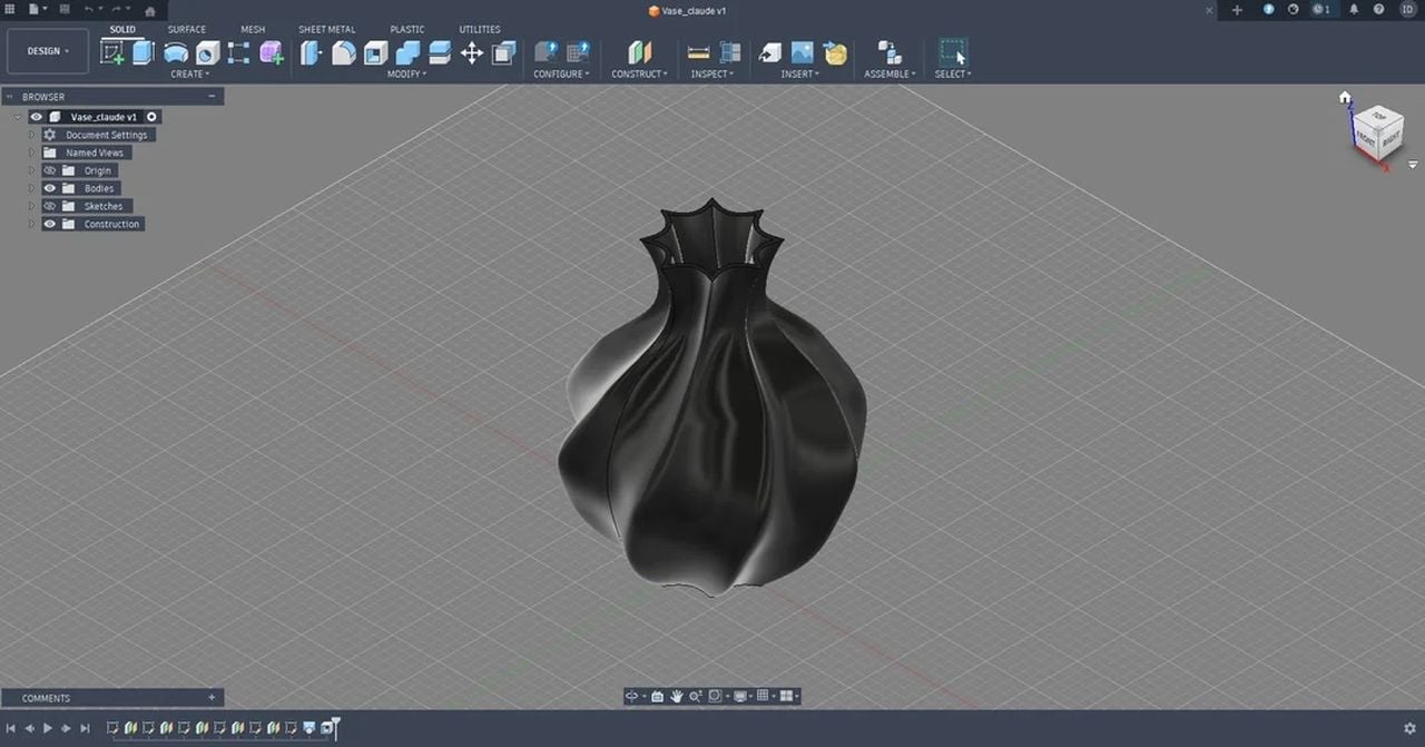 Claude AI can now control Autodesk Fusion to design CAD parts