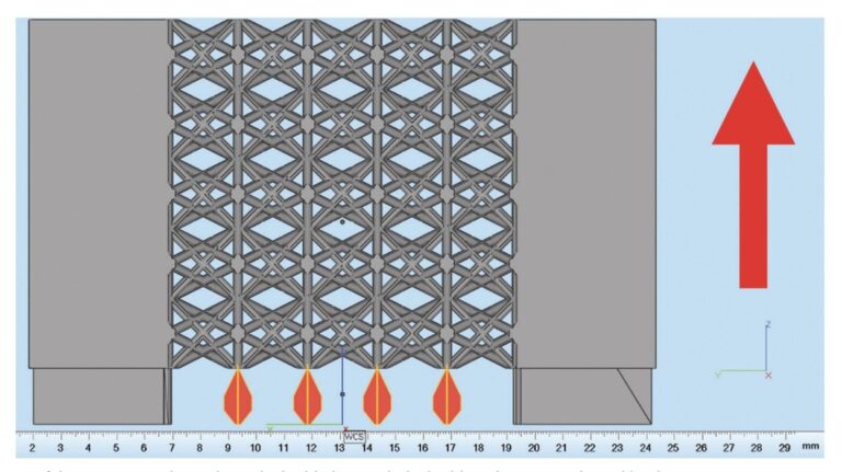 SLM Titanium Metamaterials Show Bioinspired Energy Gains