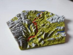 TrailPrint3D Converts GPS Data Into 3D Printable Terrain Models