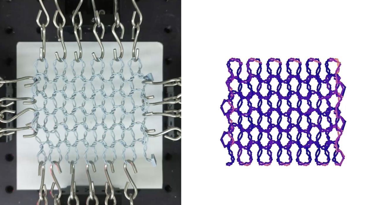 Multiscale 3D-Printed Knits Show Tunable Mechanics