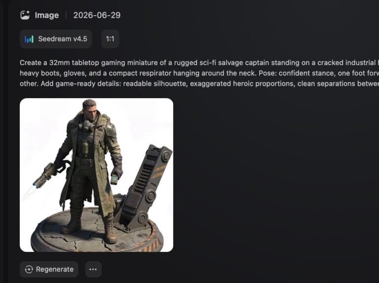 Hi3D announced a new “3D print workflow” for AI-generated models.
