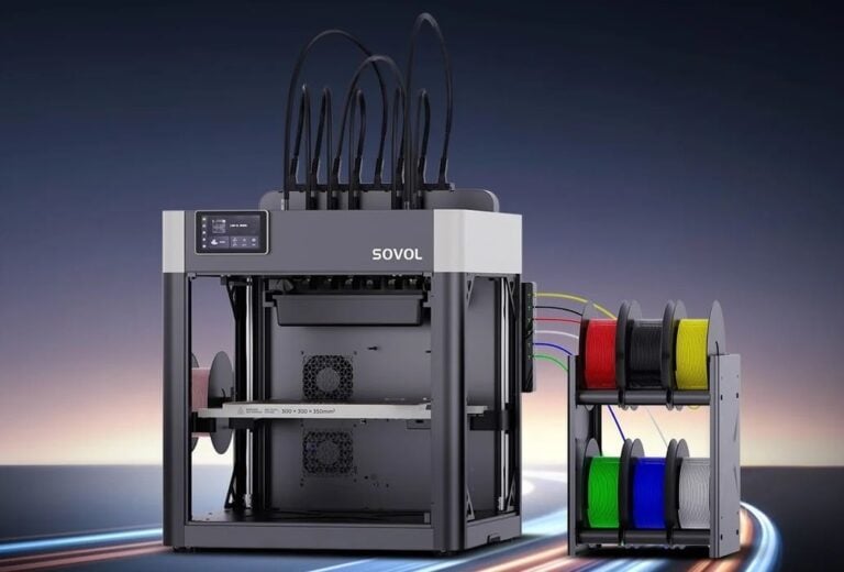 Sovol’s M1D IDEX 3D Printer has Waste-Free Seven-Color Capability