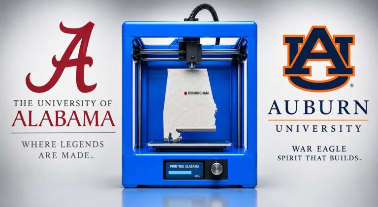 Battle of the Builders: Comparing 3D Printing Innovation at Auburn and the University of Alabama