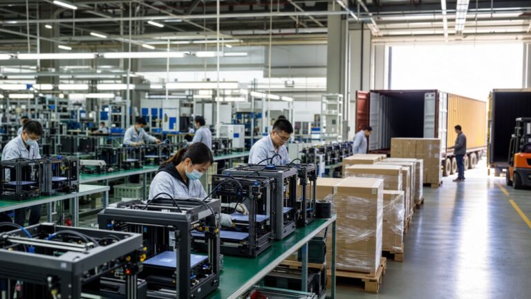 Chinese 3D Printer Exports Surge 90% in First Half of 2026