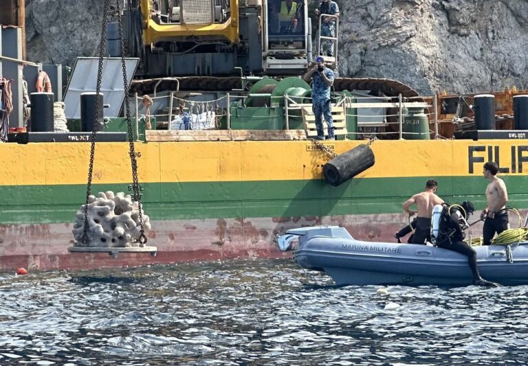 Five 3D-Printed Reef Habitats Deployed Off Italy’s Coast