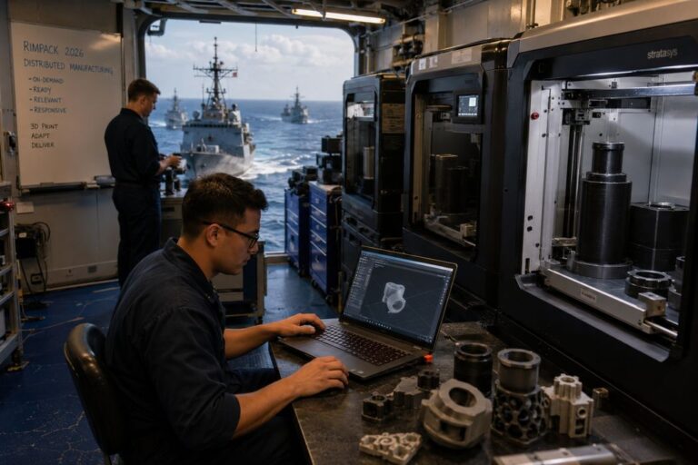 US Navy Tests Distributed 3D Printing Network for Spare Parts