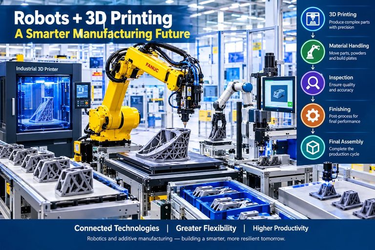 Robots Take Center Stage at IMTS 2026 – and 3D Printing Is Along for the Ride