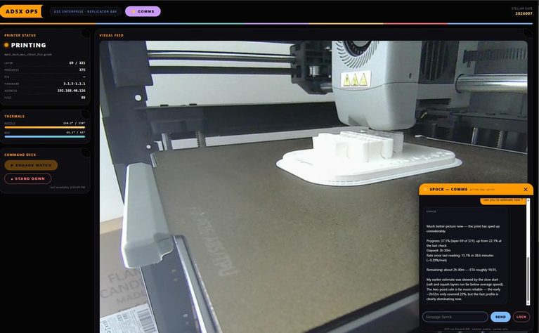 AI Agent 3D Printing Project Shows Automated Printer Control