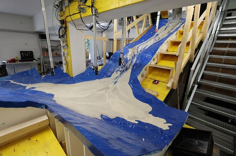 Researchers Build 56-Part 3D Printed Mountain for Avalanche Testing