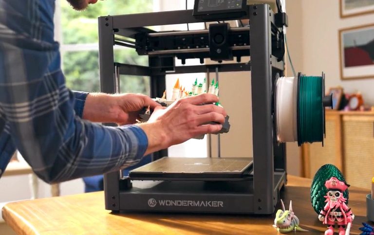 Wondermaker Launches ZR Ultra Tool-Changing 3D Printer on Kickstarter