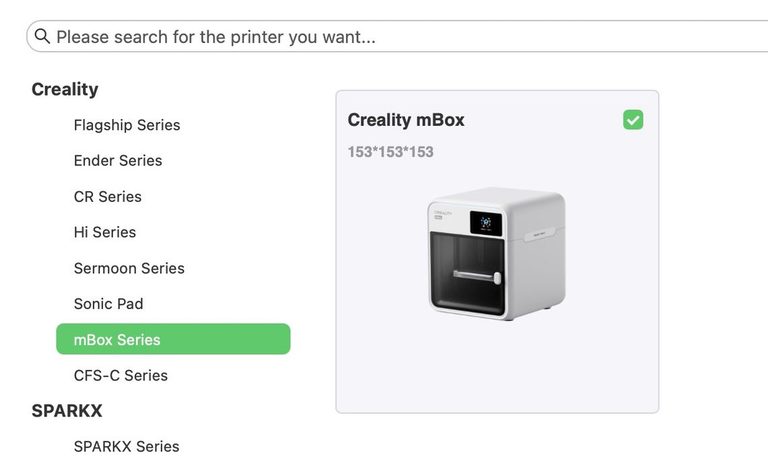 Unannounced Creality 3D Printer Appears in Slicing Software